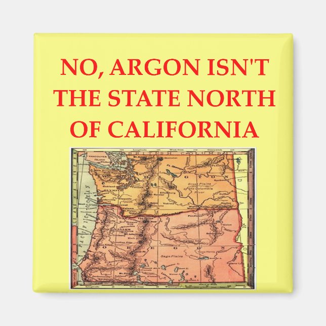 Íman presentes de piada de química (Frente)