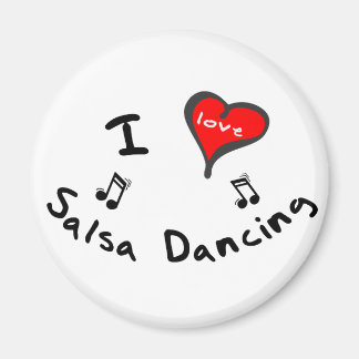 Íman Presentes de Salsa - Eu Coração Salsa Dançando