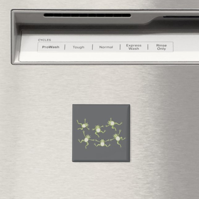 Íman Presentes de sapos dançantes, anfíbios fofos, aman (In Situ (Dishwasher))