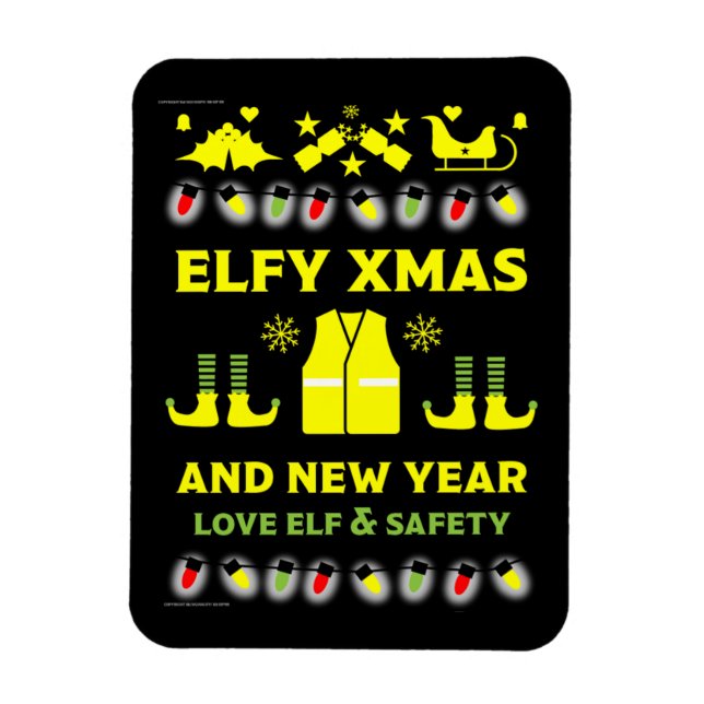 Íman Presentes De Saúde E Segurança (Vertical)