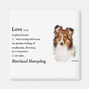 Íman Presentes de Sheltie do Sheepdog de Shetland