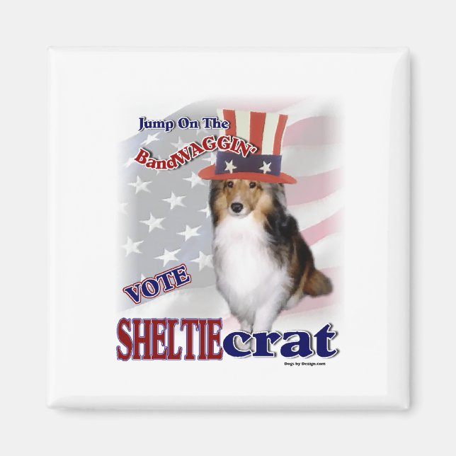 Íman Presentes de SHETLAND SHEEPDOG (Frente)