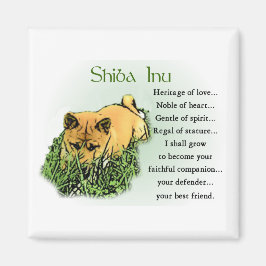 Íman Presentes de Shiba Inu