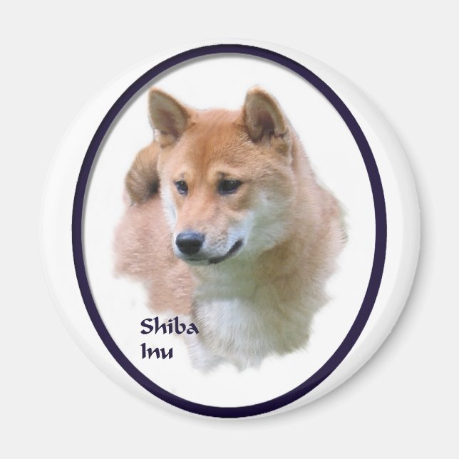 Íman Presentes de Shiba Inu (Frente)