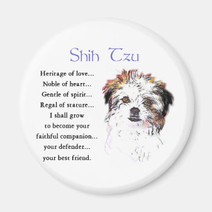 Íman Presentes de Shih Tzu Lovers