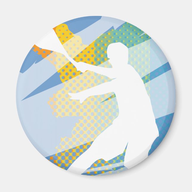 Íman Presentes de tênis para jogadores tênis e ventilad (Frente)