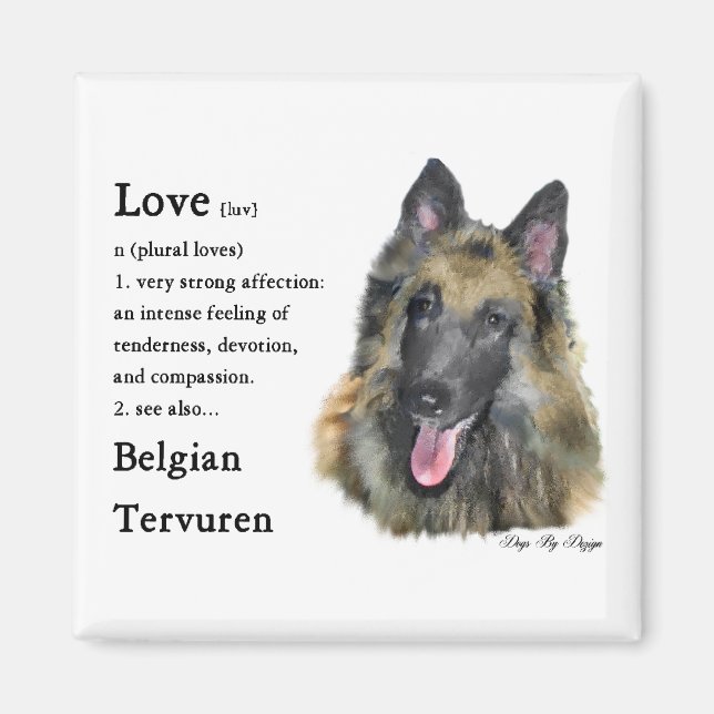 Íman Presentes de Tervuren Belgas (Frente)
