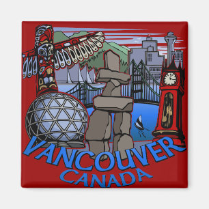 Íman Presentes de Vancouver Magnet Souvenir Magnet Vanc