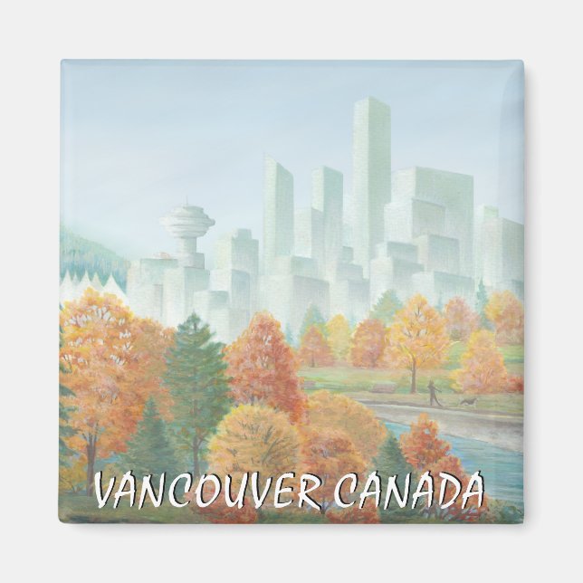 Íman Presentes de Vancouver Magnet Souvenir Vancouver L (Frente)