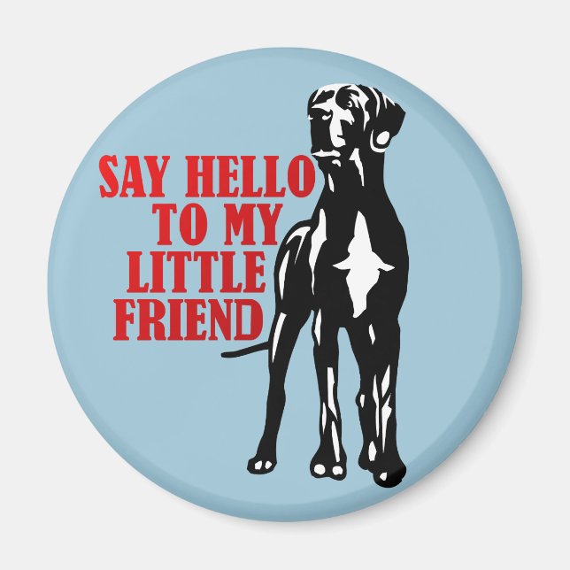 Íman Presentes divertidos para Great Dane (Frente)