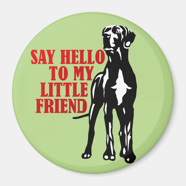 Íman Presentes Divertidos para Great Dane (Frente)