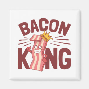 Íman Presentes do Bacon King Meat Lover para Homens e R