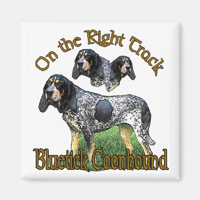 Íman Presentes do Bluetick Coonhound (Frente)