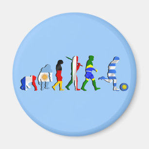 Íman Presentes do futboll da evolução do futebol do