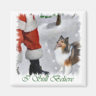 Íman Presentes do Natal de Sheltie do Sheepdog de