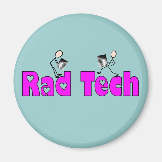 Íman Presentes do Técnico de Radiologia "Rad Tech" (Frente)