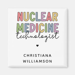 Íman Presentes do tecnólogo de Medicina Nuclear Persona