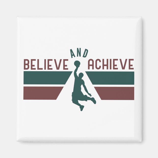 Íman Presentes do Ventilador de Basquete jogador de bas (Frente)