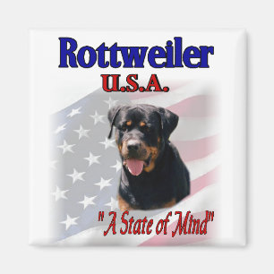 Íman Presentes dos Pés do Rottweiler