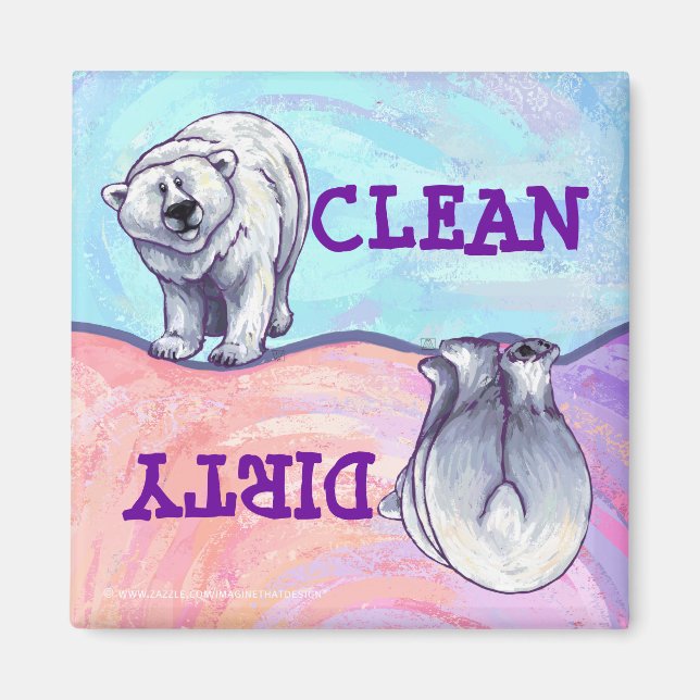 Íman Presentes e acessórios do Urso Polar (Frente)