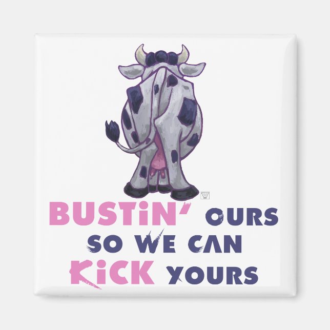 Íman Presentes e acessórios para vacas (Frente)