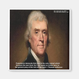 Íman Presentes e Cartões Thomas Jefferson Trickle Down