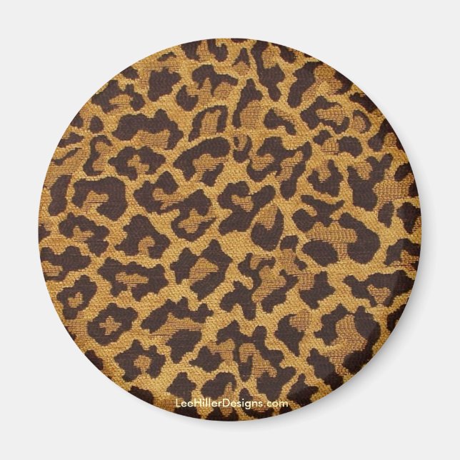 Íman Presentes e Coleções para impressão leopardo rocho (Frente)