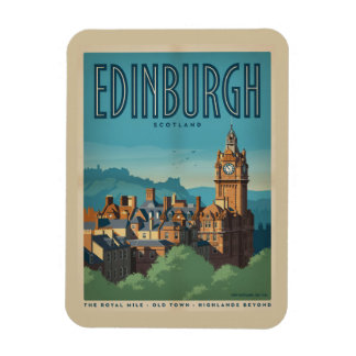 Íman Presentes e lembranças da capital vintage Edimburg
