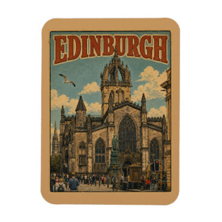 Íman Presentes e lembranças da capital vintage Edimburg