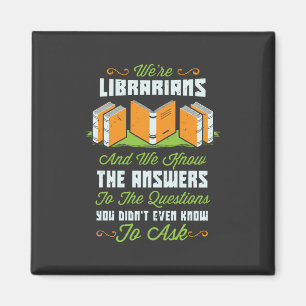 Íman Presentes Engraçados para Bibliotecários