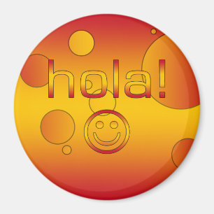 Íman Presentes espanhóis: Olá!/Hola enfrenta