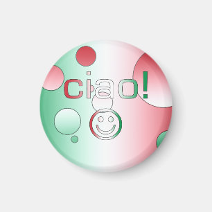 Íman Presentes italianos: Cara olá!/Ciao