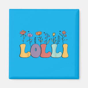 Íman Presentes Lolli Mulheres Flor de Campo Floral Loll