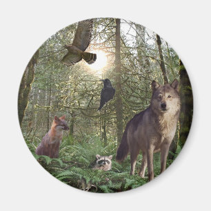 Íman Presentes para animais florestais