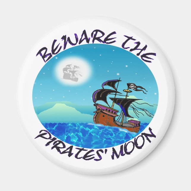 Íman Presentes para navios piratas (Frente)
