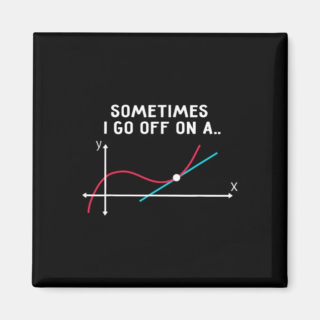 Íman Presentes para Professores de Matemática - Às Veze (Frente)