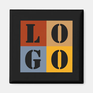 Íman Presentes Personalizados Modernos em Branco Simple