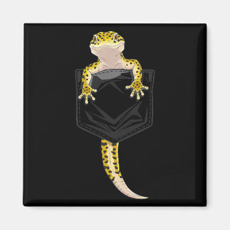 Íman Presentes Poc de Lagarto Reptil Cute Leopardo Geck