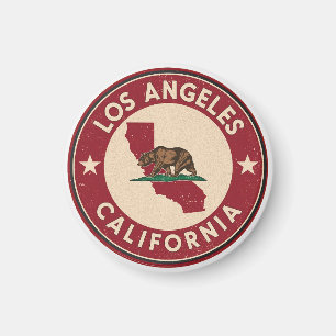 Íman Presentes retrô de Los Angeles, Califórnia