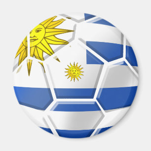 Íman Presentes uruguaios dos fãs de futebol de Celeste