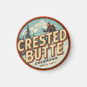 Íman presentes vintage crested butte colorado montanha