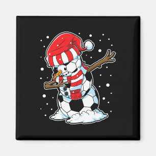 Íman Presépio de Futebol Natal Boneco de Neve Dabbing B