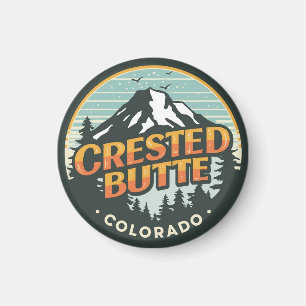 Íman presépios vintage crested butte colorado presentes