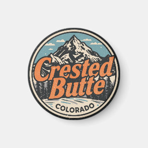 Íman presépios vintage crested butte colorado presentes