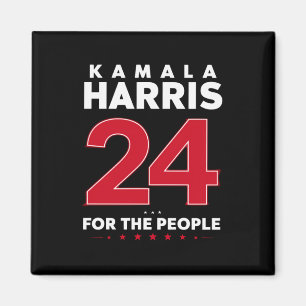 Íman Presidente 47 Kamala Harris 2024 Apoio Senhora 