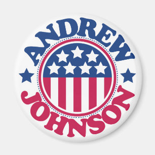 Íman Presidente americano Andrew Johnson