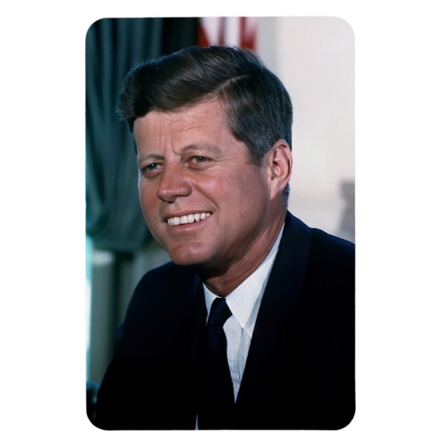 Íman Presidente americano John F. Kennedy na Sala Oval (Vertical)