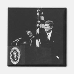 Íman Presidente americano John Kennedy em Conferência d