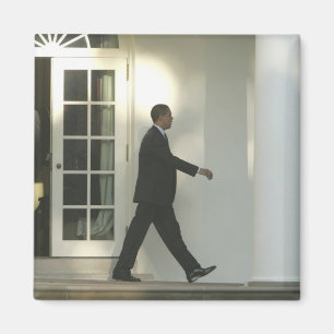 Íman Presidente Barack em profunda reflexão enquanto ca