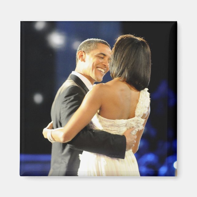 Íman Presidente Barack & Michele Obama (Frente)